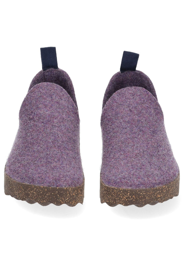 ASPORTUGUESAS Hausschuhe Filz Purple