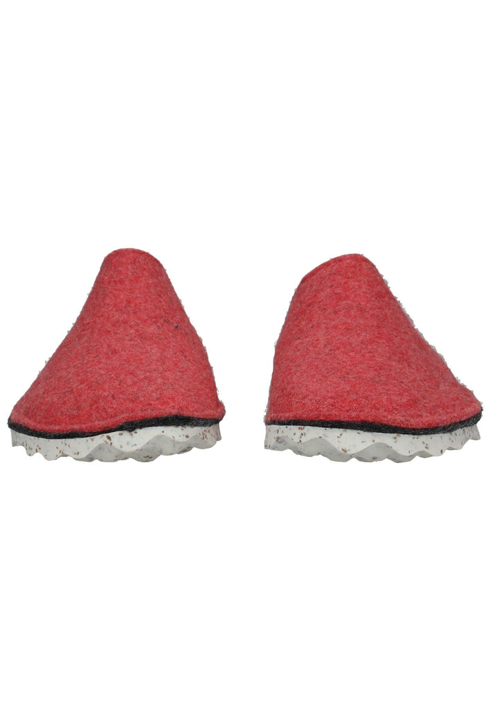 ASPORTUGUESAS Hausschuhe Filz Rot