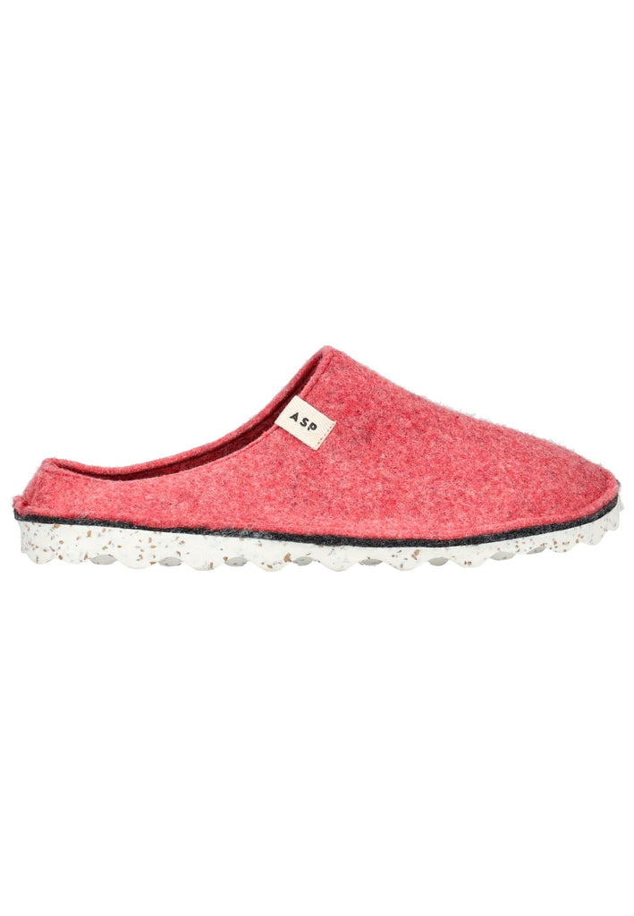ASPORTUGUESAS Hausschuhe Filz Rot