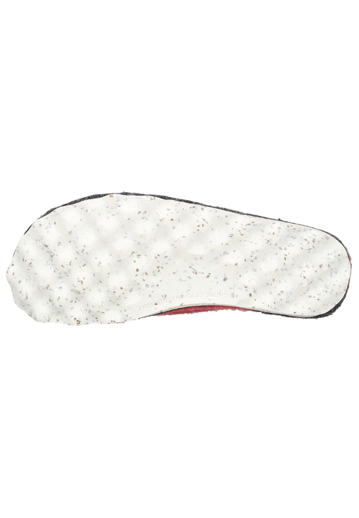 ASPORTUGUESAS Hausschuhe Filz Rot