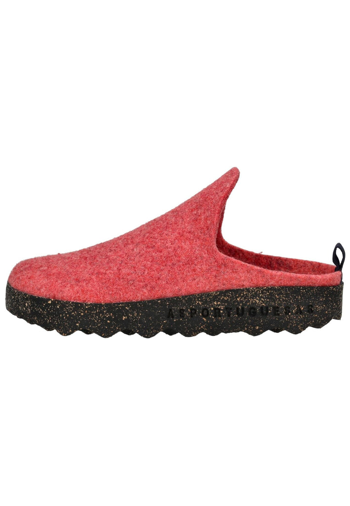 ASPORTUGUESAS Hausschuhe Filz Rot