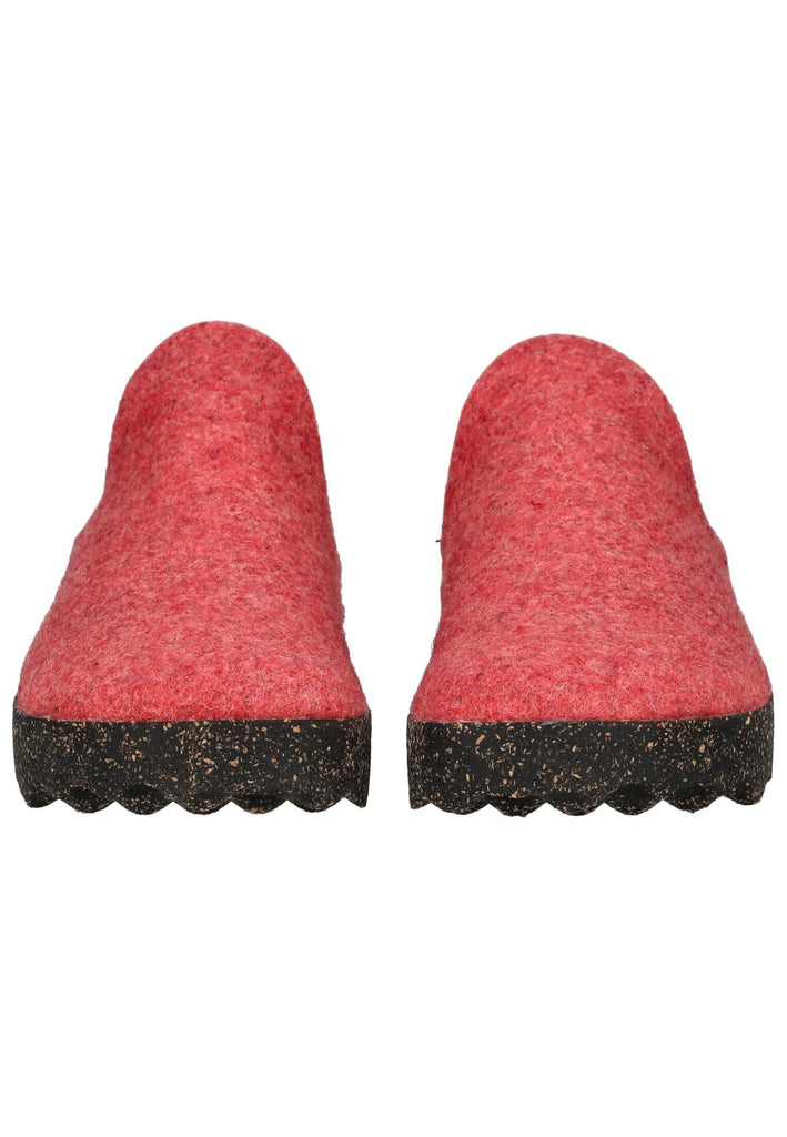 ASPORTUGUESAS Hausschuhe Filz Rot