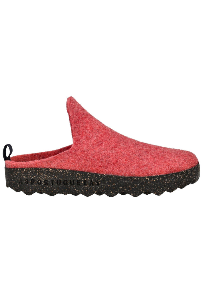 ASPORTUGUESAS Hausschuhe Filz Rot