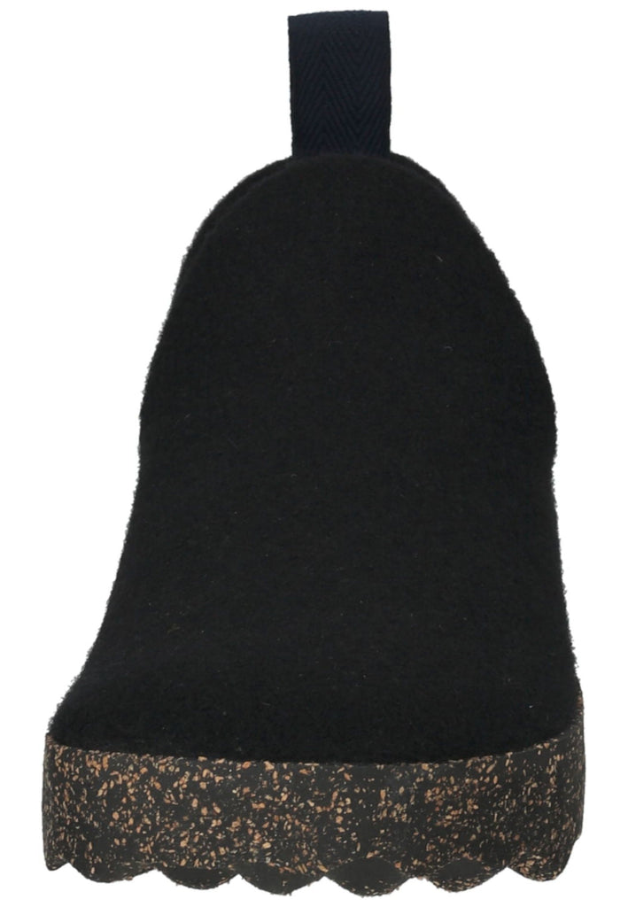 ASPORTUGUESAS Hausschuhe Filz Schwarz