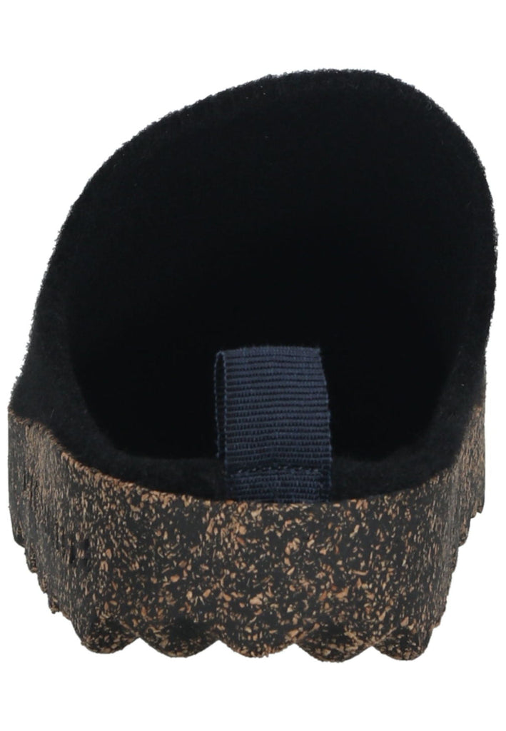 ASPORTUGUESAS Hausschuhe Filz Schwarz