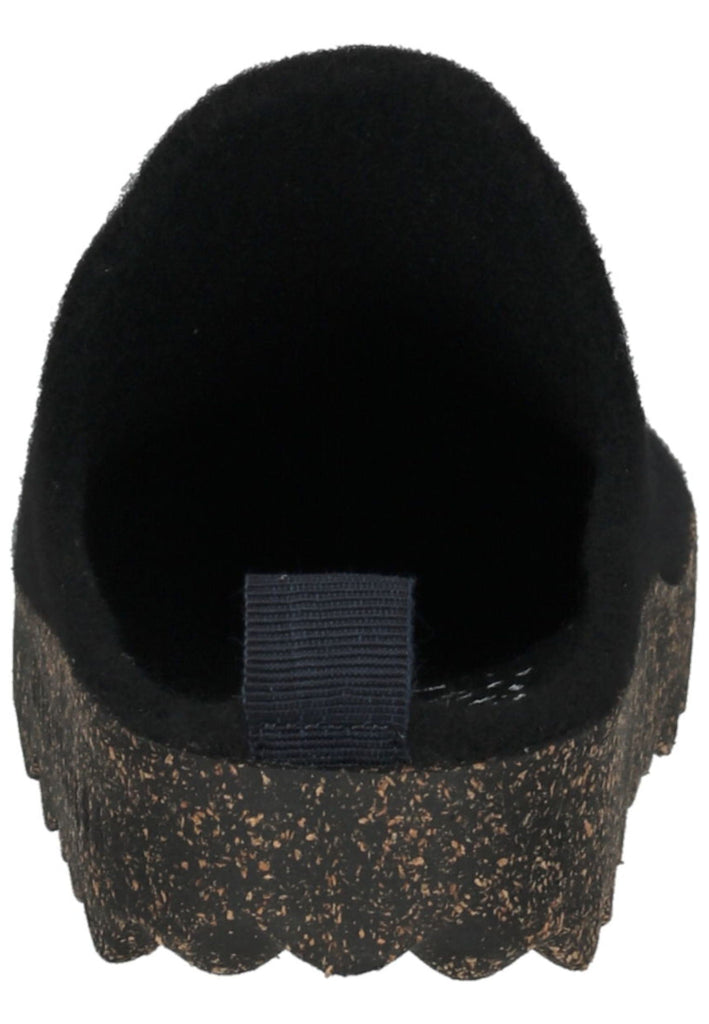 ASPORTUGUESAS Hausschuhe Filz Schwarz