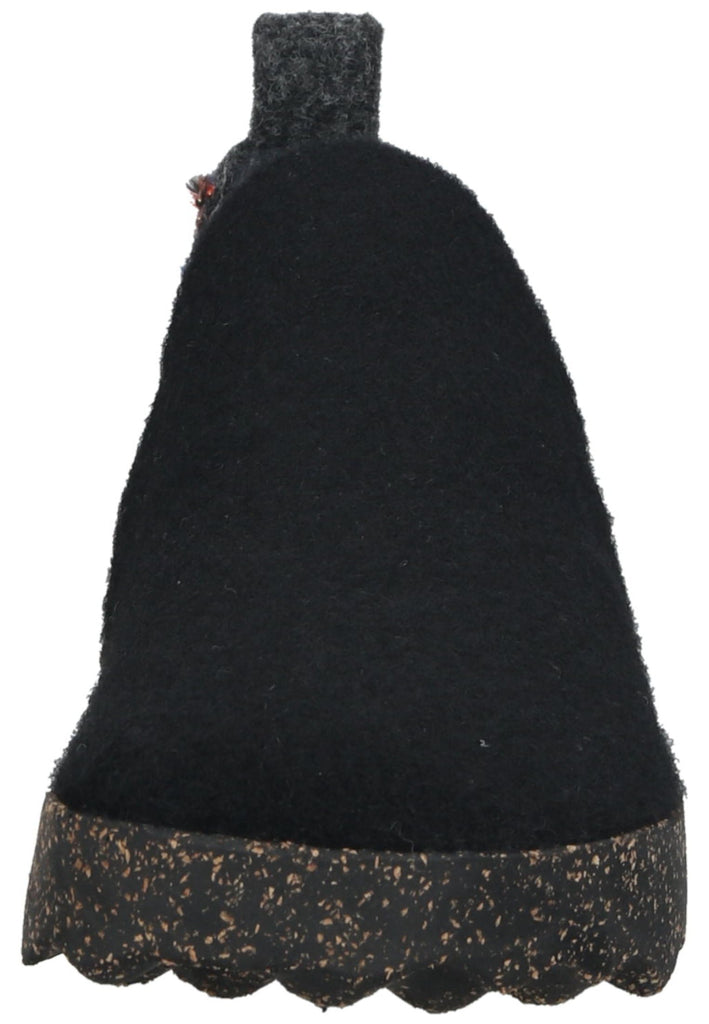 ASPORTUGUESAS Hausschuhe Filz Schwarz