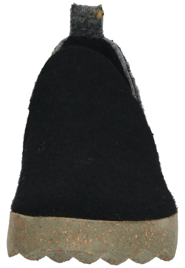 ASPORTUGUESAS Hausschuhe Filz Schwarz