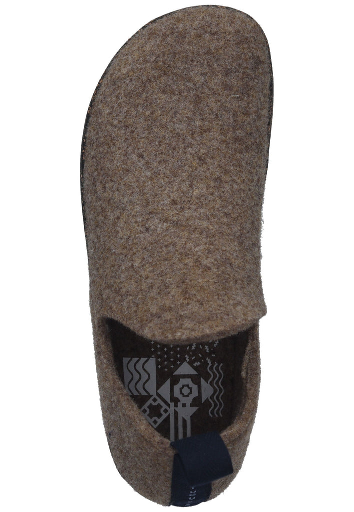 ASPORTUGUESAS Hausschuhe Filz Taupe