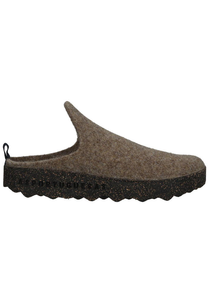 ASPORTUGUESAS Hausschuhe Filz Taupe