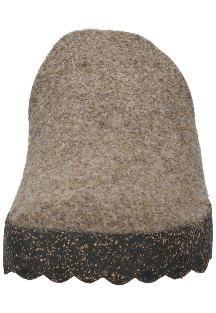 ASPORTUGUESAS Hausschuhe Filz Taupe