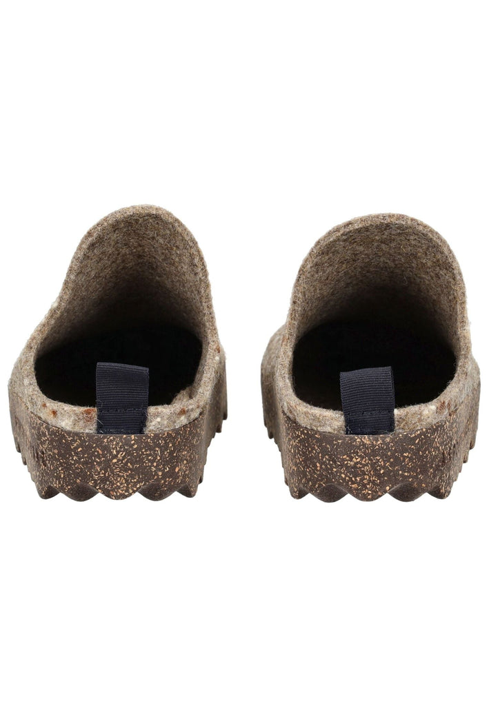 ASPORTUGUESAS Hausschuhe Filz Taupe