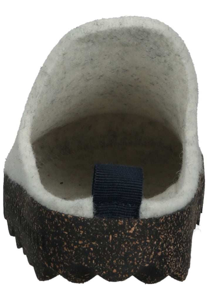 ASPORTUGUESAS Hausschuhe Filz Weiß