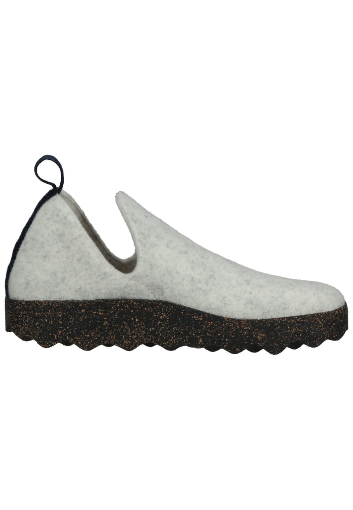 ASPORTUGUESAS Hausschuhe Filz Weiß