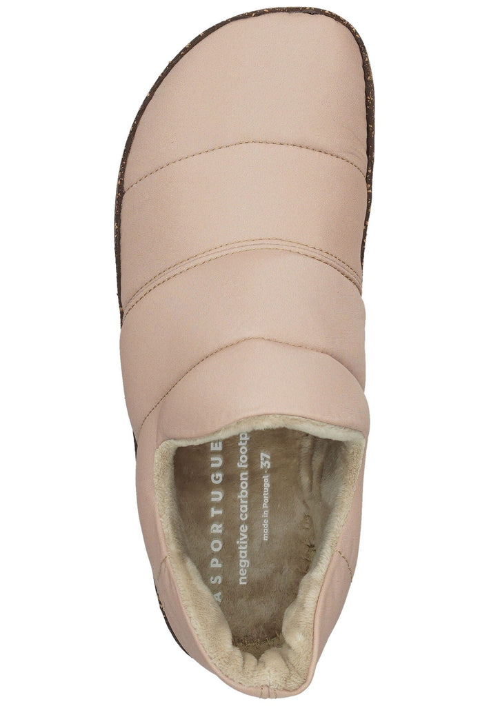 ASPORTUGUESAS Hausschuhe Nylon Taupe Warmfutter