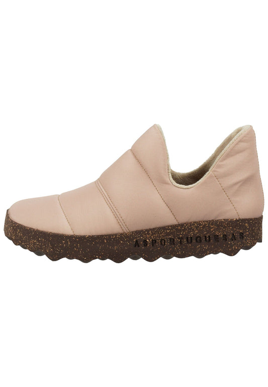 ASPORTUGUESAS Hausschuhe Nylon Taupe Warmfutter