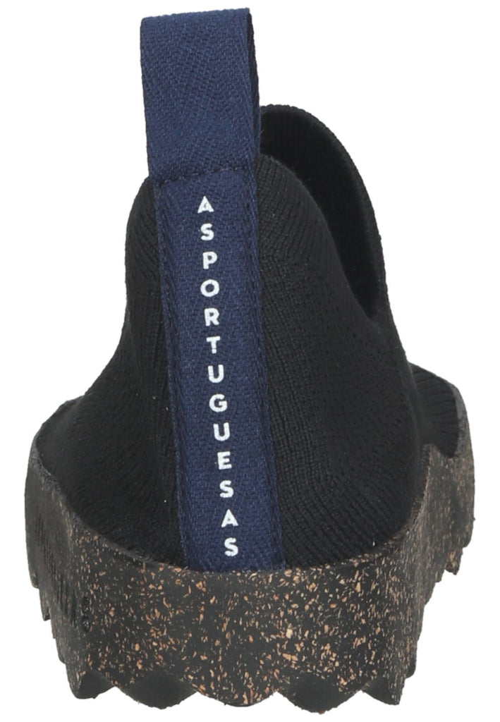 ASPORTUGUESAS Hausschuhe recyceltes Polyester Schwarz