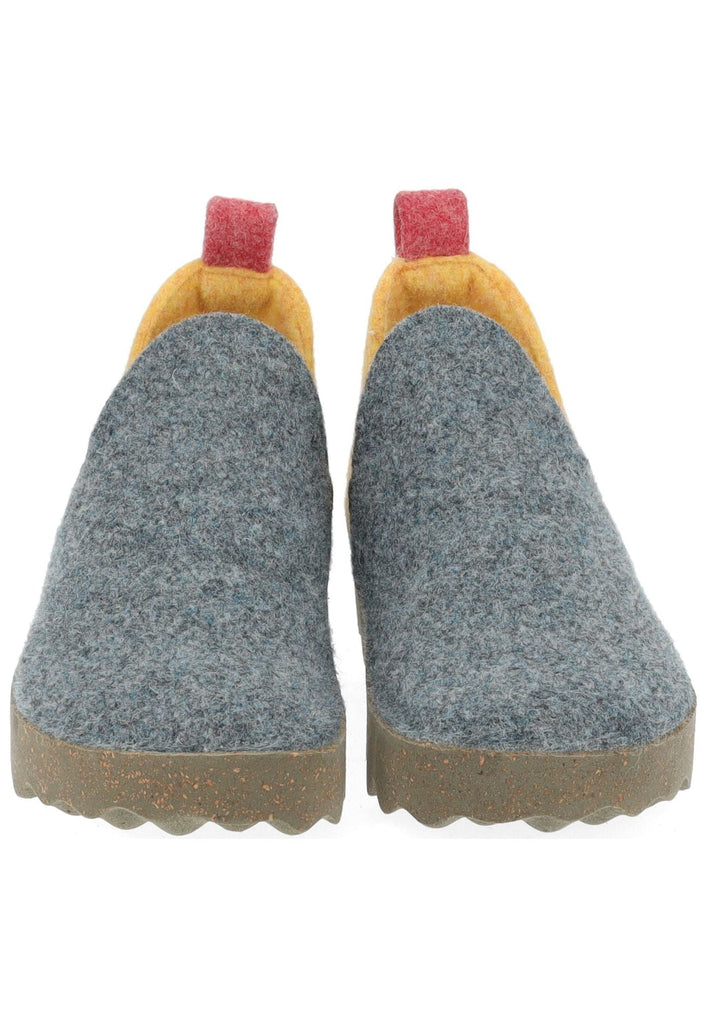 ASPORTUGUESAS Hausschuhe Textil Grau/Multi