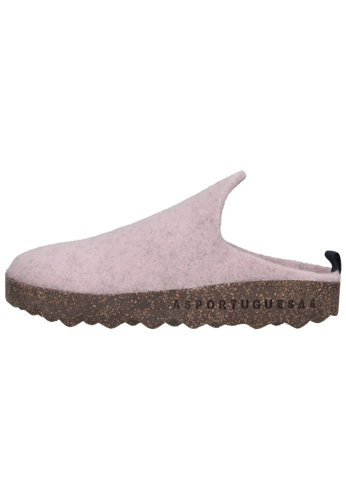 Pantoletten ASPORTUGUESAS Hausschuhe Filz Pink