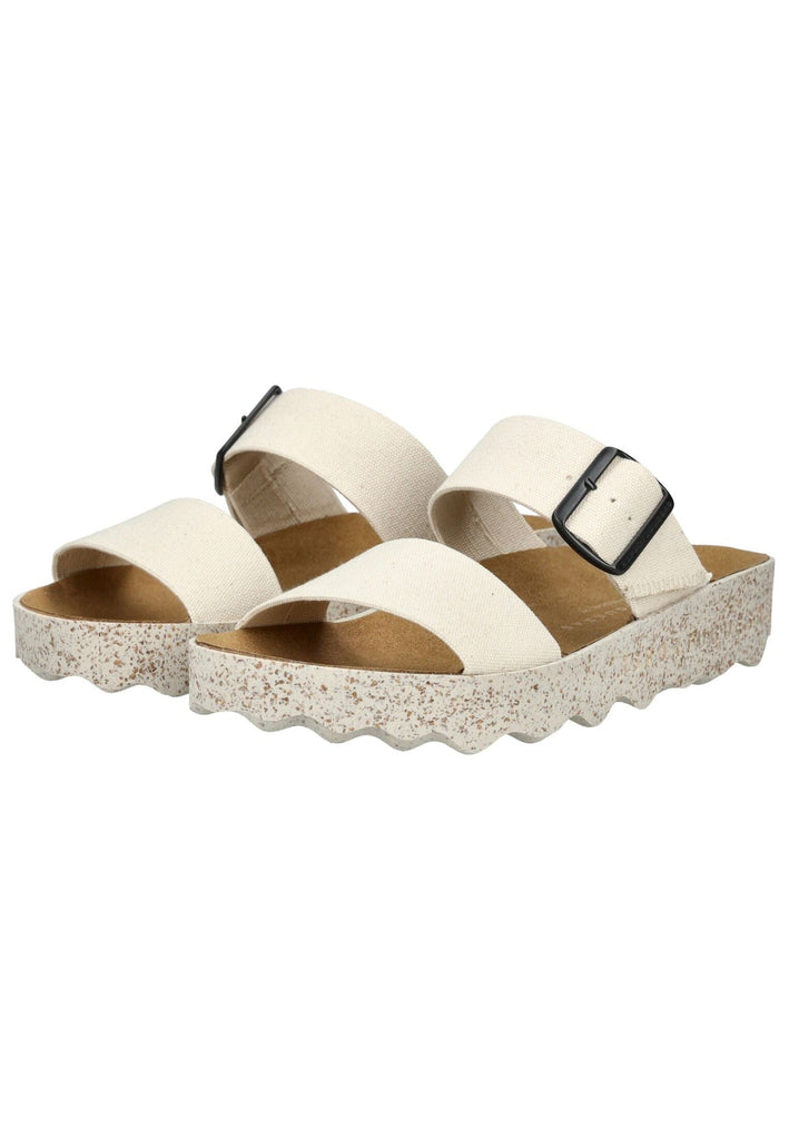 ASPORTUGUESAS Pantoletten Baumwolle Ivory