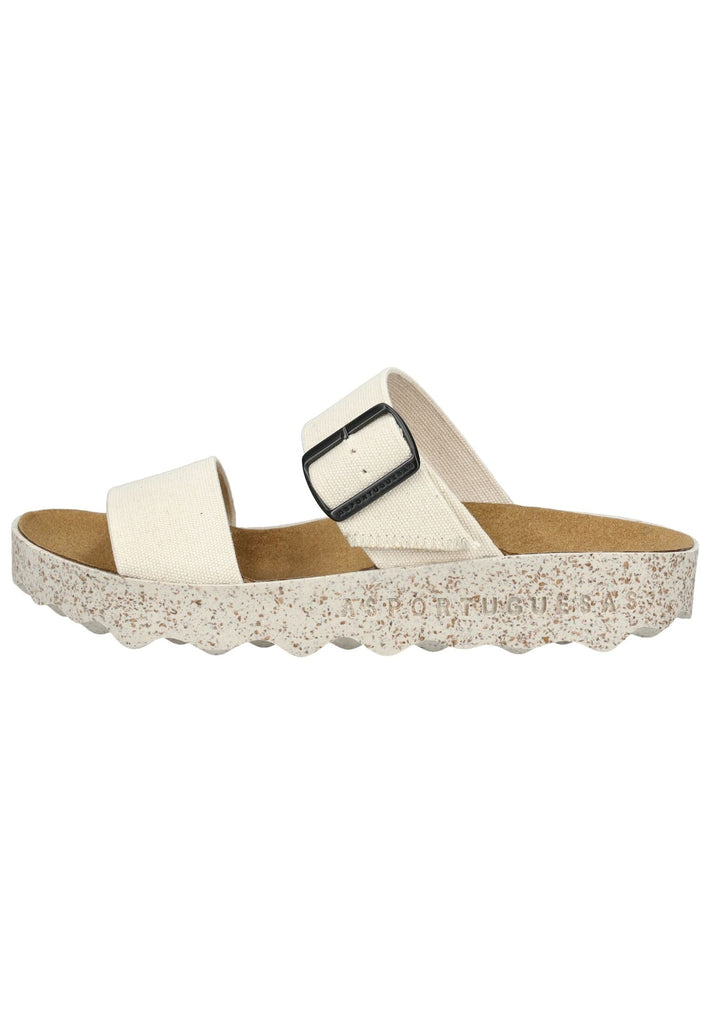 ASPORTUGUESAS Pantoletten Baumwolle Ivory