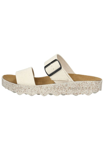 ASPORTUGUESAS Pantoletten Baumwolle Ivory