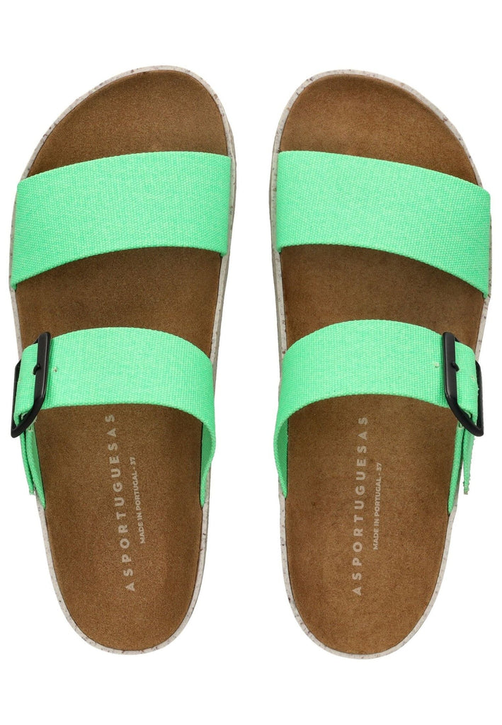 ASPORTUGUESAS Pantoletten Baumwolle Lemon