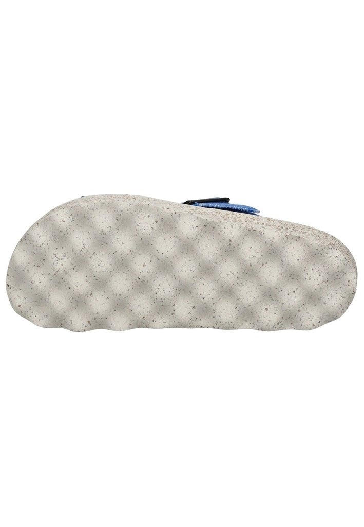 ASPORTUGUESAS Pantoletten Baumwolle Mittelblau