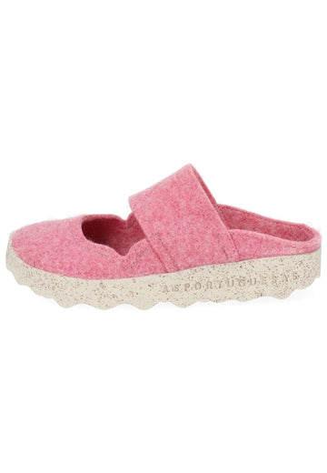 ASPORTUGUESAS Pantoletten Filz Pink