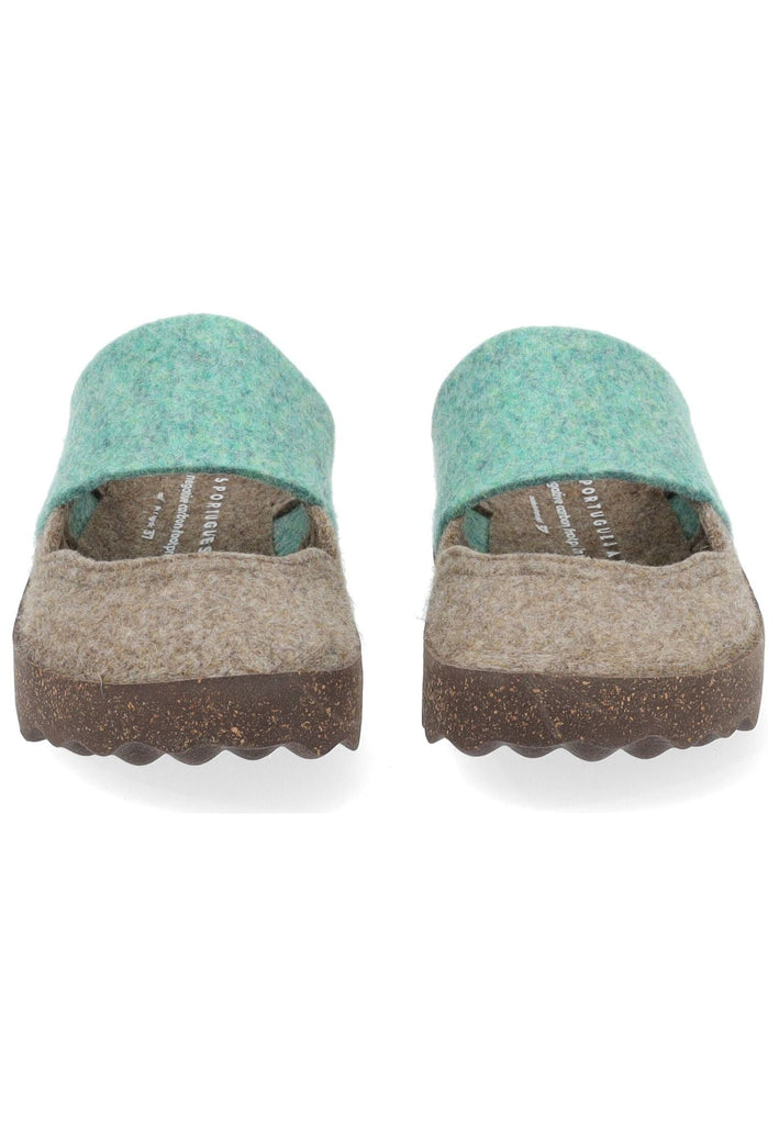 ASPORTUGUESAS Pantoletten Filz Taupe