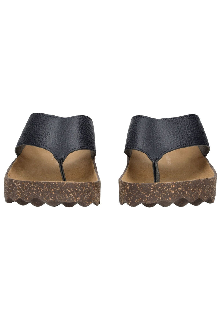 ASPORTUGUESAS Pantoletten Leder Navy