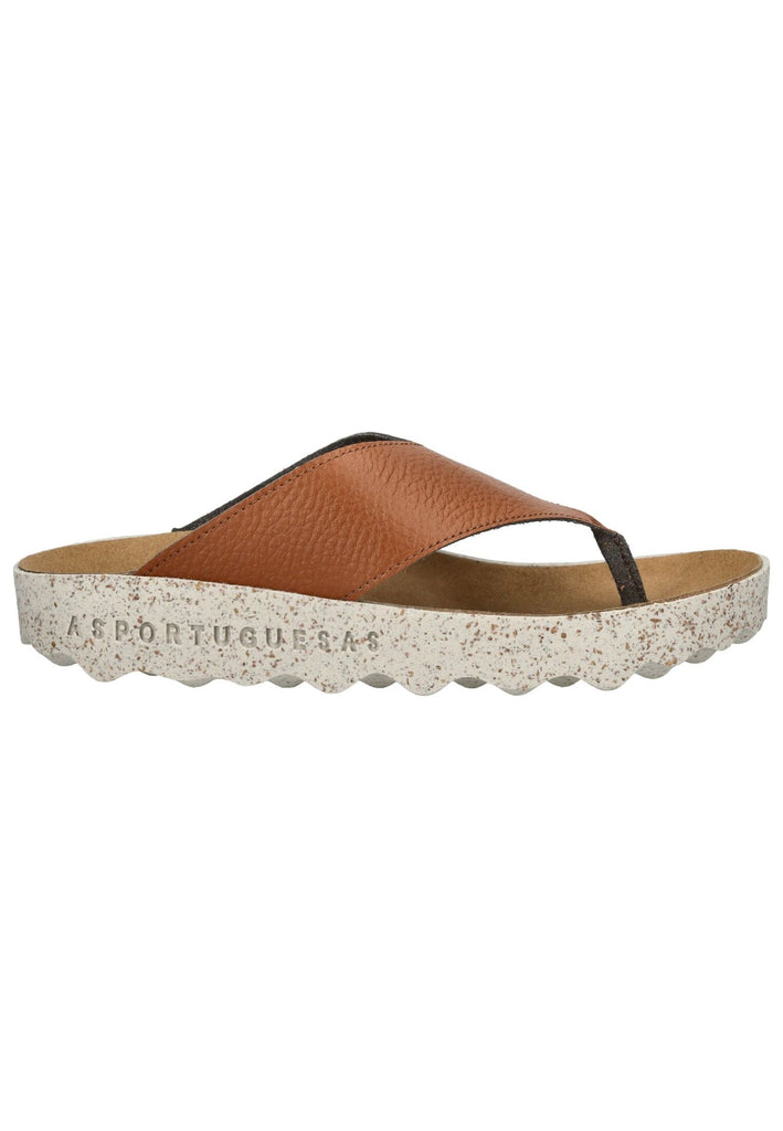ASPORTUGUESAS Pantoletten Leder Tan