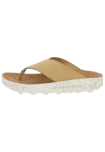ASPORTUGUESAS Pantoletten Leder Tan