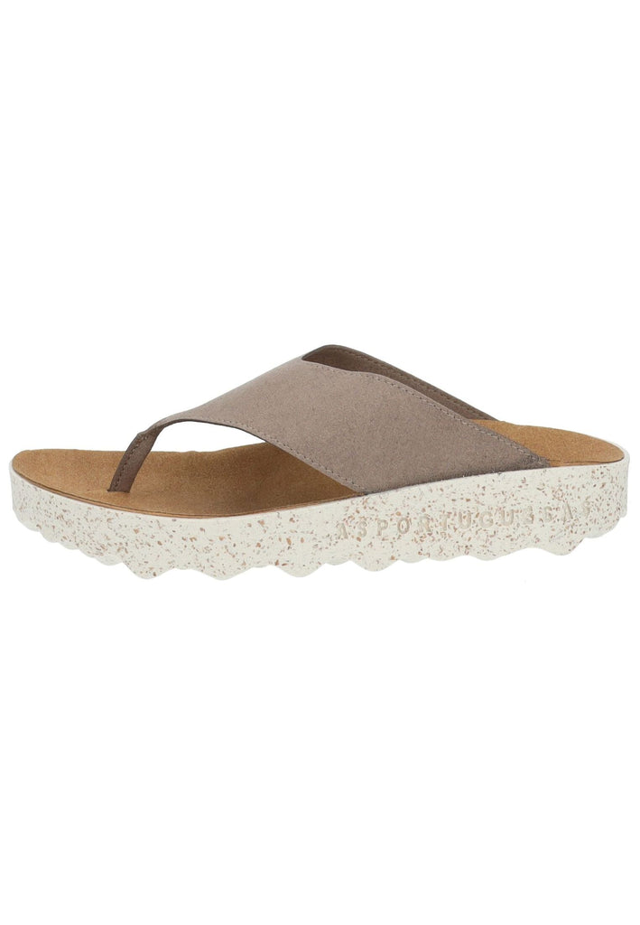 ASPORTUGUESAS Pantoletten Leder Taupe