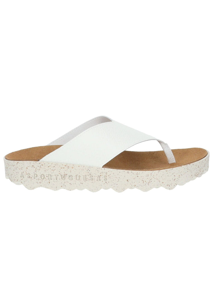 ASPORTUGUESAS Pantoletten Leder White