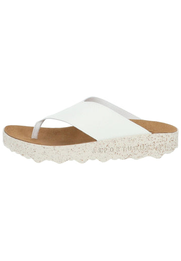 ASPORTUGUESAS Pantoletten Leder White