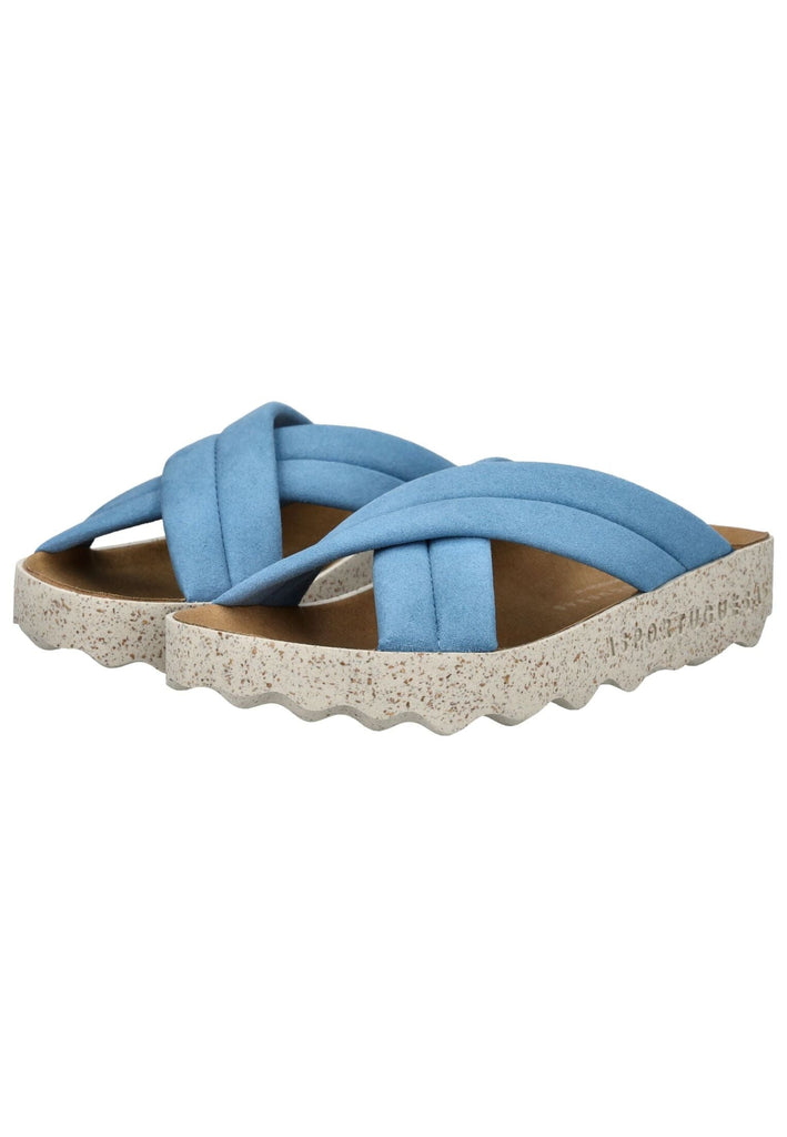 ASPORTUGUESAS Pantoletten Lederimitat Denim