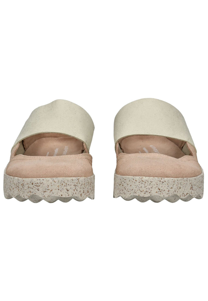 ASPORTUGUESAS Pantoletten Lederimitat Nude