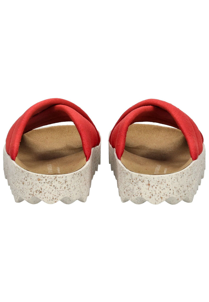 ASPORTUGUESAS Pantoletten Lederimitat Rot