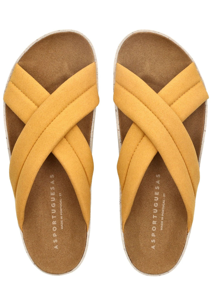 ASPORTUGUESAS Pantoletten Lederimitat Sun