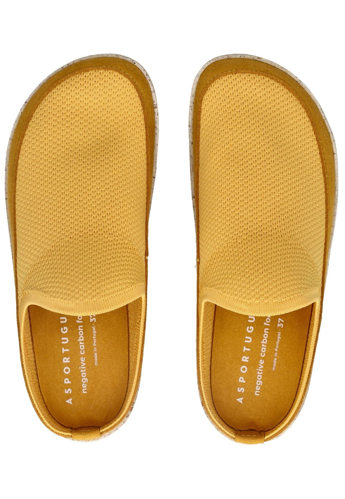 ASPORTUGUESAS Pantoletten Textil Gelb