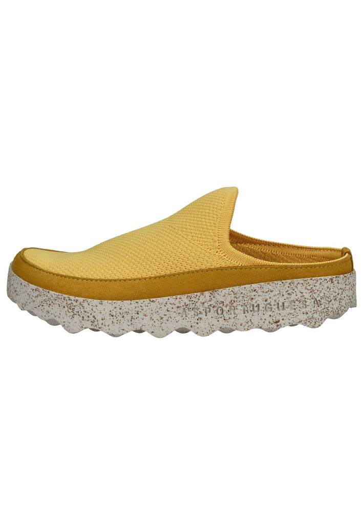 ASPORTUGUESAS Pantoletten Textil Gelb