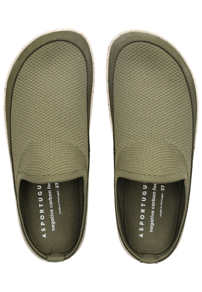ASPORTUGUESAS Pantoletten Textil Olive