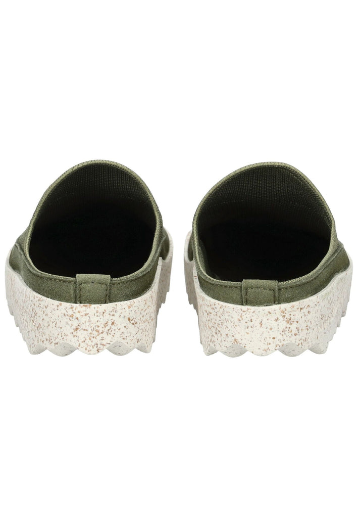 ASPORTUGUESAS Pantoletten Textil Olive