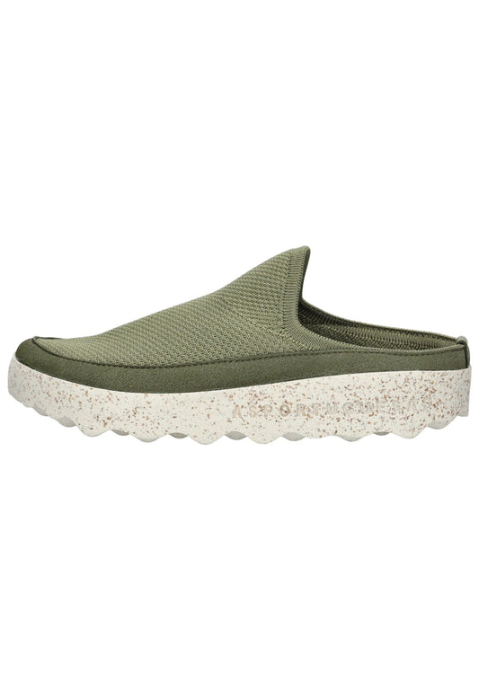 ASPORTUGUESAS Pantoletten Textil Olive