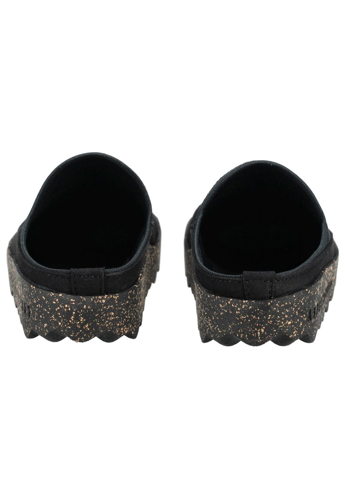 ASPORTUGUESAS Pantoletten Textil Schwarz