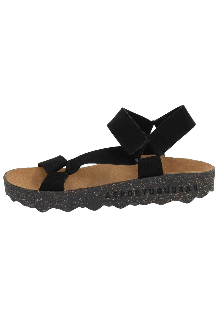 ASPORTUGUESAS Sandalen Leder Schwarz