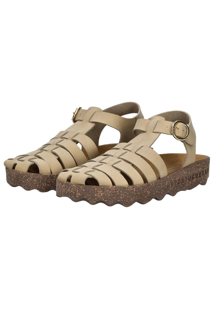 ASPORTUGUESAS Sandalen Lederimitat Beige