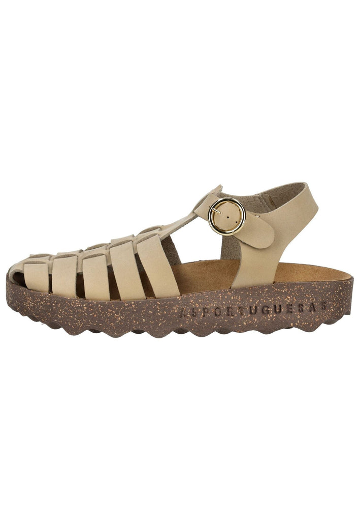 ASPORTUGUESAS Sandalen Lederimitat Beige