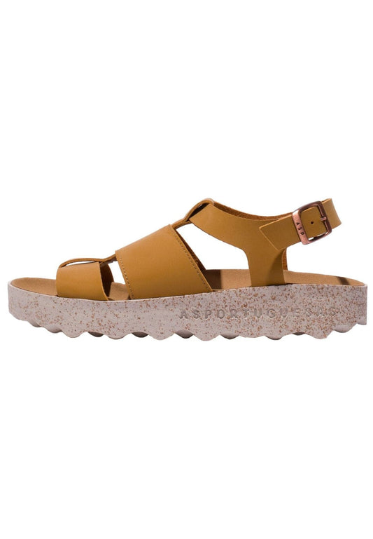 ASPORTUGUESAS Sandalen Lederimitat Camel